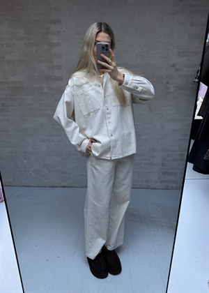 Lycaz skjorte Ecru American Vintage 